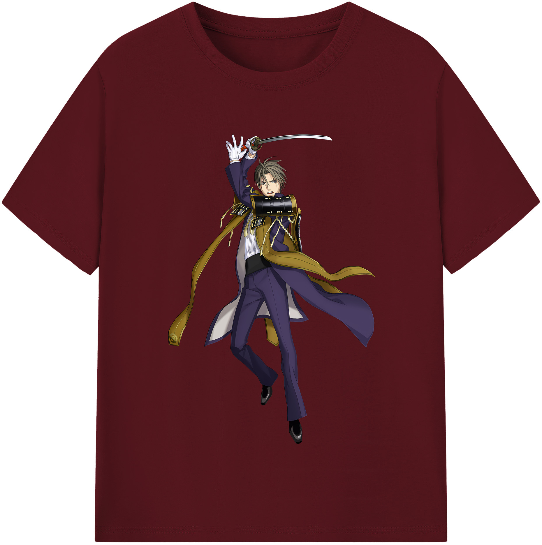（画像用） 刀剣乱舞 Touken Ranbu 綿100％半袖Tシャツ（フロントプリント）